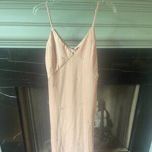 a. new day pink sparkle midi sheath dress target Medium